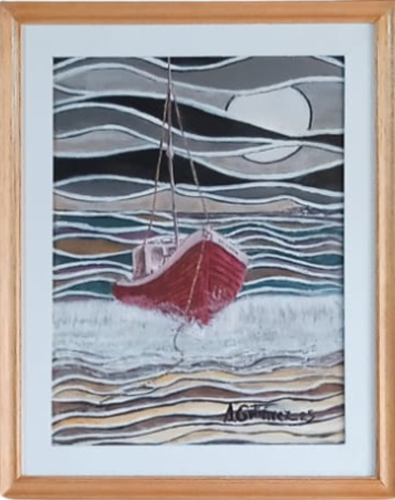 La barcaza que espera - Ángel Gutiérrez